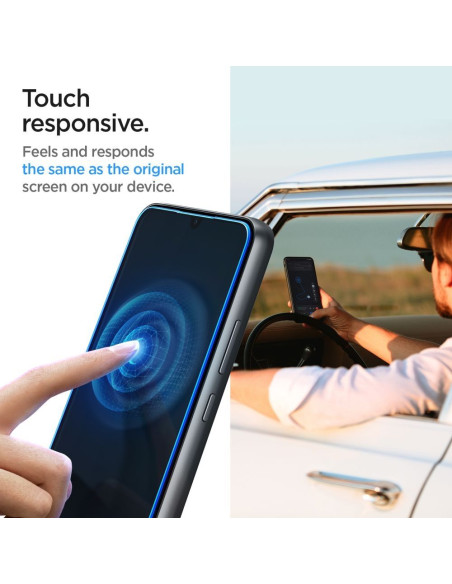 Tempered glass SPIGEN GLAS.TR SLIM 2-PACK for SAMSUNG A34 5G transparent