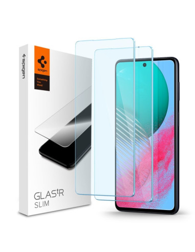 SPIGEN GLAS.TR SLIM 2-PACK verre trempé pour SAMSUNG M54 5G transparent