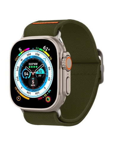 SPIGEN Fit Lite Ultra Bracelet pour APPLE WATCH 4 / 5 / 6 / 7 / 8 / SE / ULTRA ( 42 / 44 / 45 / 49 MM) kaki