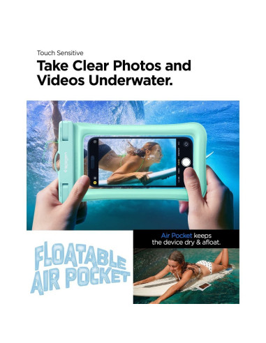 SPIGEN A610 Universal Waterproof Float Case mint