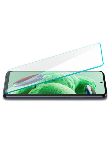 Tempered glass SPIGEN GLAS.TR SLIM 2-PACK for XIAOMI Redmi Note 12 5G / POCO X5 5G transparent