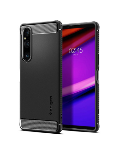 SPIGEN Coque Rugged Armor pour SONY XPERIA 1 V noir mat