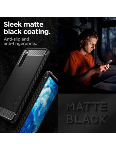 SPIGEN Coque Rugged Armor pour SONY XPERIA 1 V noir mat