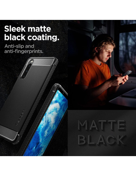 SPIGEN Coque Rugged Armor pour SONY XPERIA 1 V noir mat