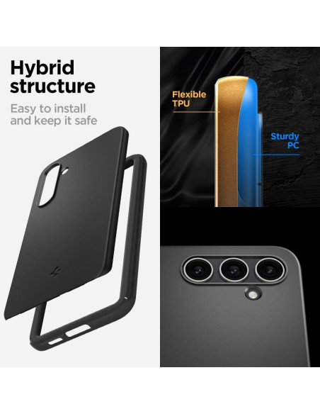 SPIGEN Coque fine pour SAMSUNG S23 FE noir