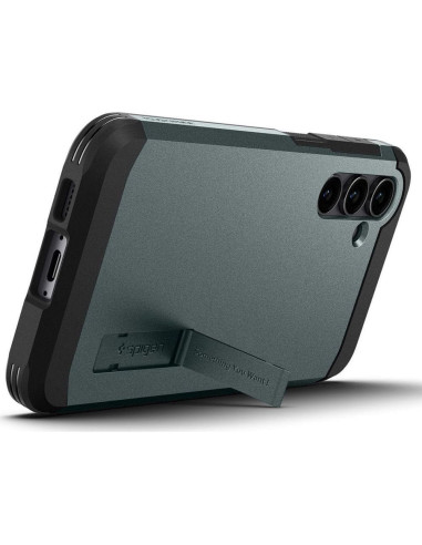 SPIGEN Coque Tough Armor pour SAMSUNG S23 FE vert abysse