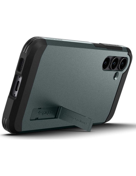 SPIGEN Coque Tough Armor pour SAMSUNG S23 FE vert abysse