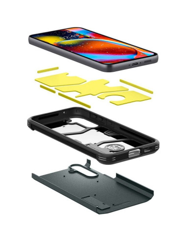 SPIGEN Coque Tough Armor pour SAMSUNG S23 FE vert abysse
