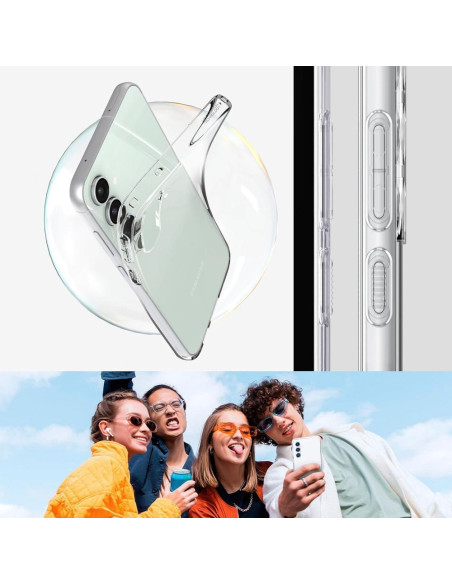 SPIGEN Coque à cristaux liquides pour SAMSUNG S23 FE transparent