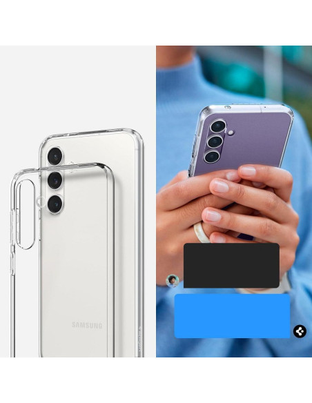 SPIGEN Coque à cristaux liquides pour SAMSUNG S23 FE transparent