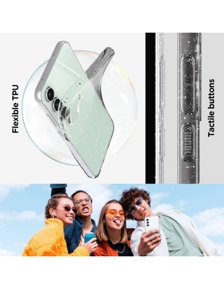 SPIGEN Coque en cristal liquide pour SAMSUNG S23 FE cristal pailleté