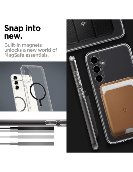 SPIGEN Ultra Hybrid Onetap Coque compatible avec MagSafe GALAXY S23 FE noir