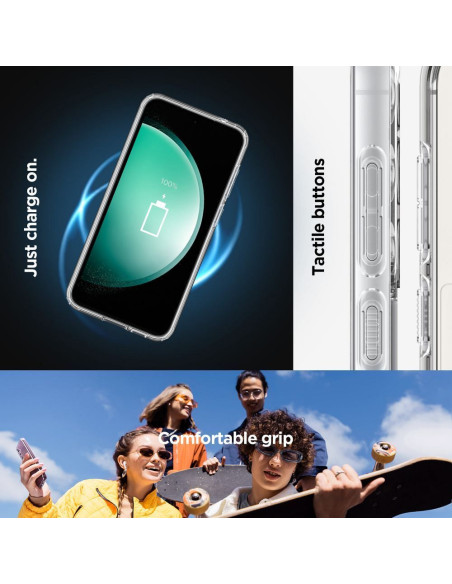 SPIGEN Ultra Hybrid Onetap Coque compatible avec MagSafe GALAXY S23 FE noir