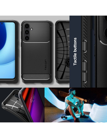 SPIGEN Coque Rugged Armor pour SAMSUNG S23 FE noir mat