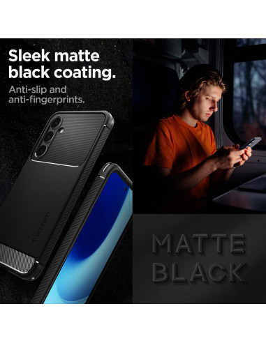SPIGEN Coque Rugged Armor pour SAMSUNG S23 FE noir mat