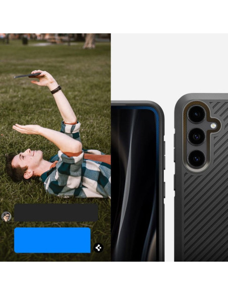 Coque SPIGEN Core Armor pour SAMSUN S23 FE noir mat