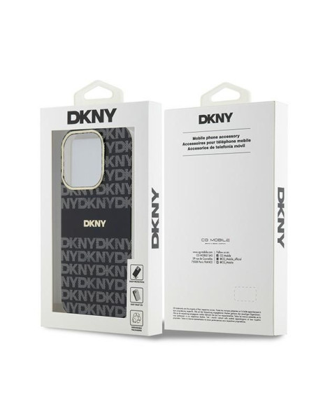 Coque DKNY pour IPHONE 15 DKHCP15SHDLCEK (DKNY HC PC TPU Checkered Pattern) noir