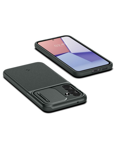 Coque SPIGEN Optik Armor pour SAMSUNG S23 FE vert abysse