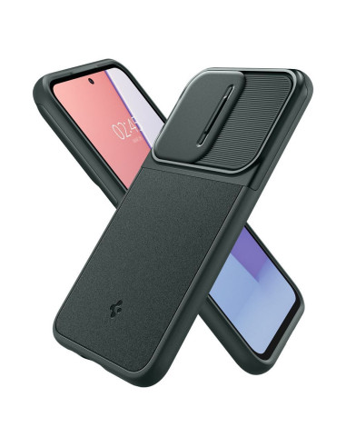 Coque SPIGEN Optik Armor pour SAMSUNG S23 FE vert abysse