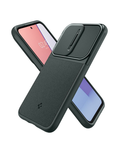 Coque SPIGEN Optik Armor pour SAMSUNG S23 FE vert abysse