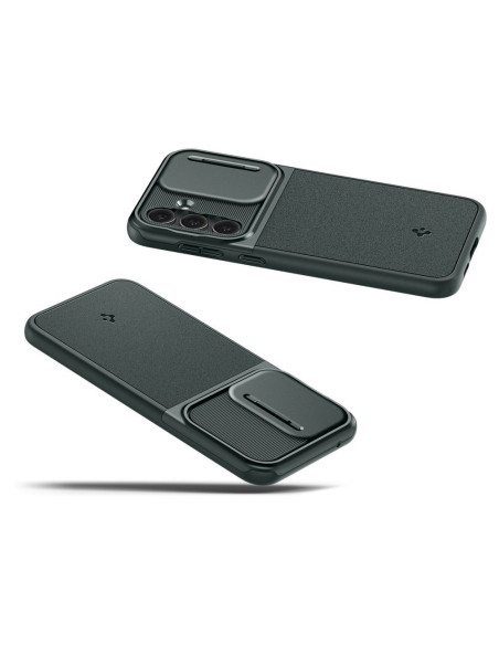 Coque SPIGEN Optik Armor pour SAMSUNG S23 FE vert abysse