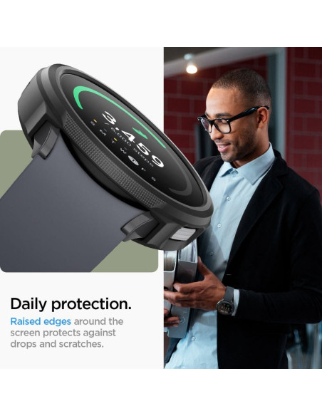 SPIGEN Liquid Air Coque pour SAMSUNG Galaxy Watch 6 (40 MM) noir mat