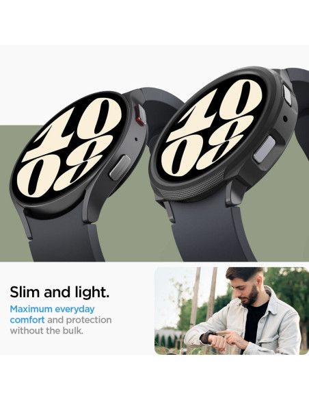 SPIGEN Liquid Air Coque pour SAMSUNG Galaxy Watch 6 (40 MM) noir mat