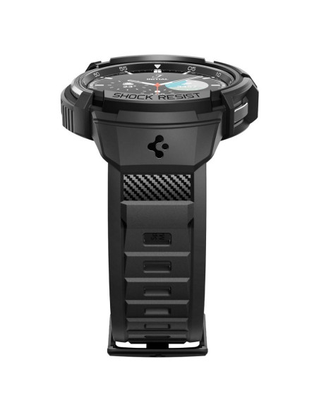 SPIGEN Rugged Armor "PRO" Coque pour SAMSUNG Galaxy Watch 6 Classic (43 MM) noir mat