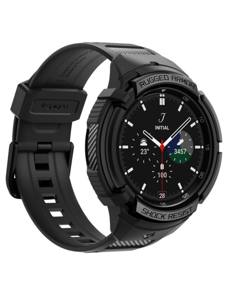 SPIGEN Rugged Armor "PRO" Coque pour SAMSUNG Galaxy Watch 6 Classic (43 MM) noir mat