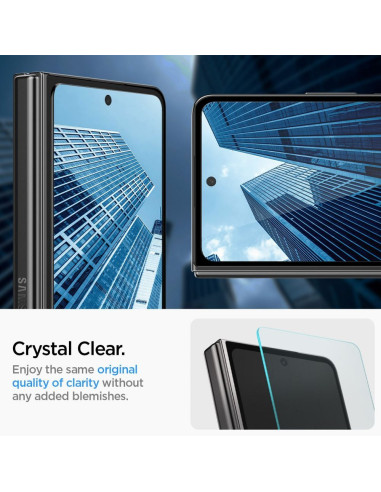 SPIGEN Tempered Glass GLAS.TR ”EZ FIT” 2-PACK do SAMSUNG Z FOLD 5 transparent