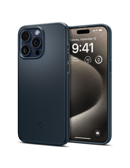 SPIGEN Thin Fit case for IPHONE 15 PRO MAX metal slate