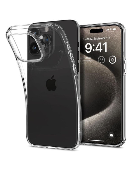 SPIGEN Coque à cristaux liquides pour IPHONE 15 PRO MAX transparent