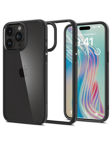 SPIGEN Ultra Hybrid Coque pour IPHONE 15 PRO MAX noir mat