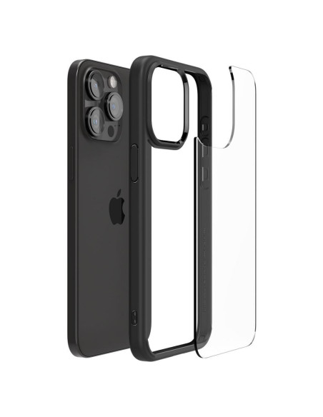 SPIGEN Ultra Hybrid Coque pour IPHONE 15 PRO MAX noir mat