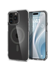 SPIGEN Ultra Hybrid Mag Safe Coque compatible pour IPHONE 15 PRO MAX graphite