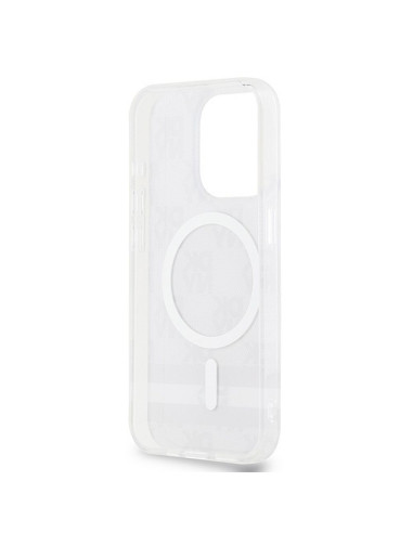 Coque pour IPHONE 13 Pro Max compatible avec MagSafe DKHMP13XHCPTSK (DKNY HC MagSafe PC TPU Checkered Pattern W/Printed Stripes)
