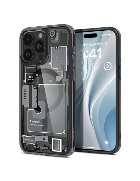 SPIGEN Ultra Hybrid compatible with MagSafe for IPHONE 15 PRO MAX zero white