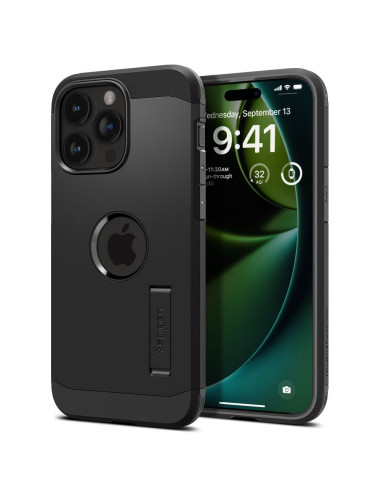 SPIGEN Tough Armor MAG Coque compatible avec MagSafe pour IPHONE 15 PRO MAX noir