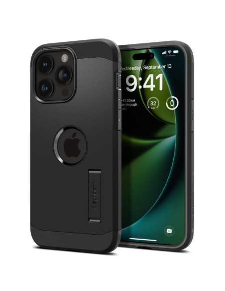 SPIGEN Tough Armor MAG Coque compatible avec MagSafe pour IPHONE 15 PRO MAX noir