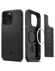 SPIGEN Coque compatible Mag Armor pour IPHONE 15 PRO MAX noir mat