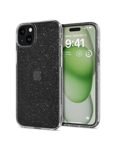 SPIGEN Liquid Crystal Coque pour IPHONE 15 PLUS cristal pailleté