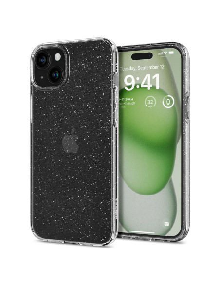 SPIGEN Liquid Crystal Coque pour IPHONE 15 PLUS cristal pailleté