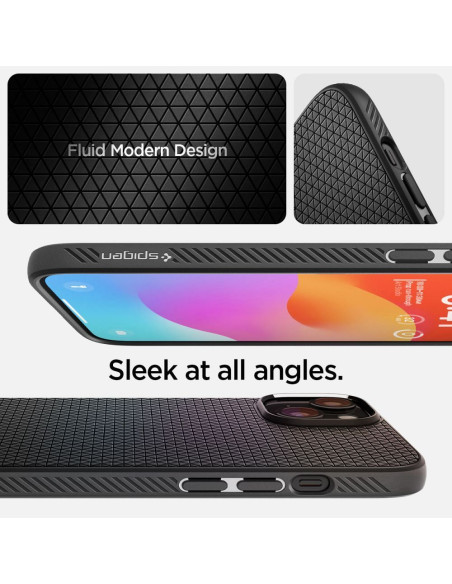 SPIGEN Liquid Air Coque pour IPHONE 15 PLUS noir mat