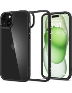 SPIGEN Ultra Hybrid Coque pour IPHONE 15 PLUS noir mat