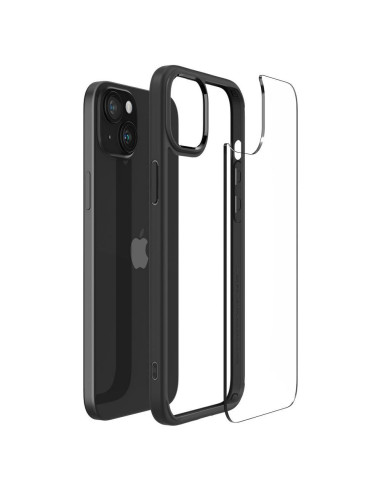 SPIGEN Ultra Hybrid Coque pour IPHONE 15 PLUS noir mat