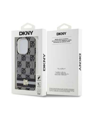 Coque pour IPHONE 14 Pro Max compatible avec MagSafe DKHMP14XHCPTSK (DKNY HC MagSafe PC TPU Checkered Pattern W/Printed Stripes)