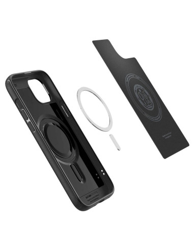SPIGEN Coque compatible Mag Armor pour IPHONE 15 PLUS noir mat
