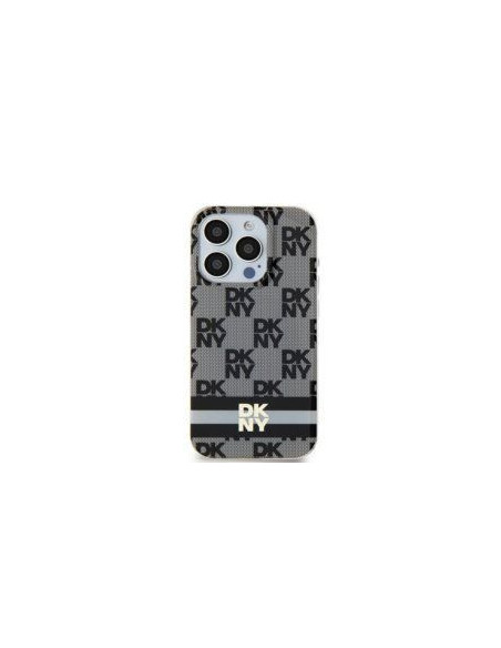 Coque DKNY pour IPHONE 15 compatible avec MagSafe DKHMP15SHCPTSK (DKNY HC MagSafe PC TPU Checkered Pattern W/Printed Stripes) no