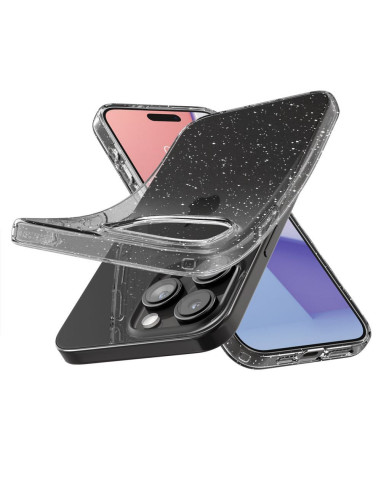 SPIGEN Liquid Crystal Coque pour IPHONE 15 PRO cristal pailleté