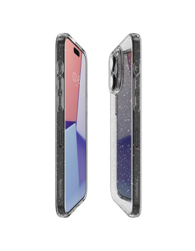 SPIGEN Liquid Crystal Coque pour IPHONE 15 PRO cristal pailleté